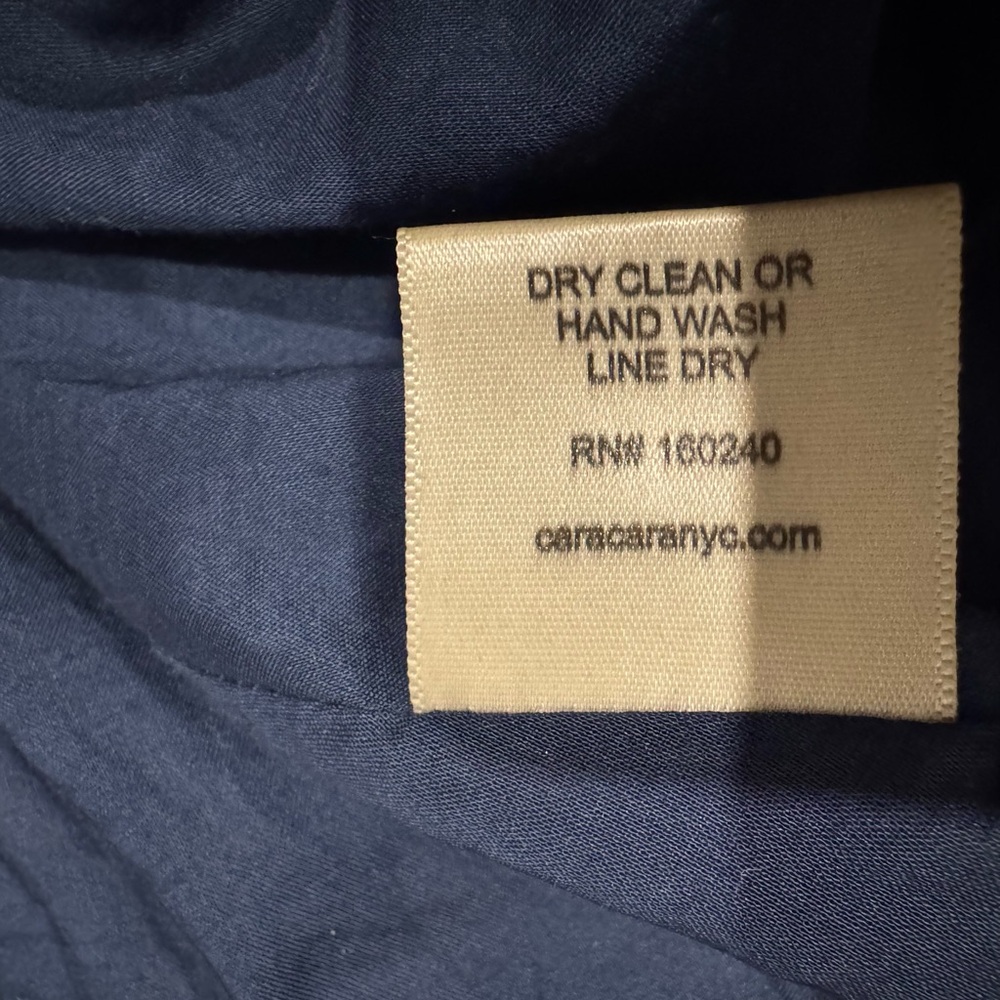 Cara Cara Bellport Blue Midi Floral Dress Fit & Flare Sweetheart Neck Designer - Picture 8 of 10